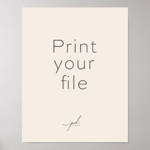 PRINT YOUR FILE: Poster or Framed Poster