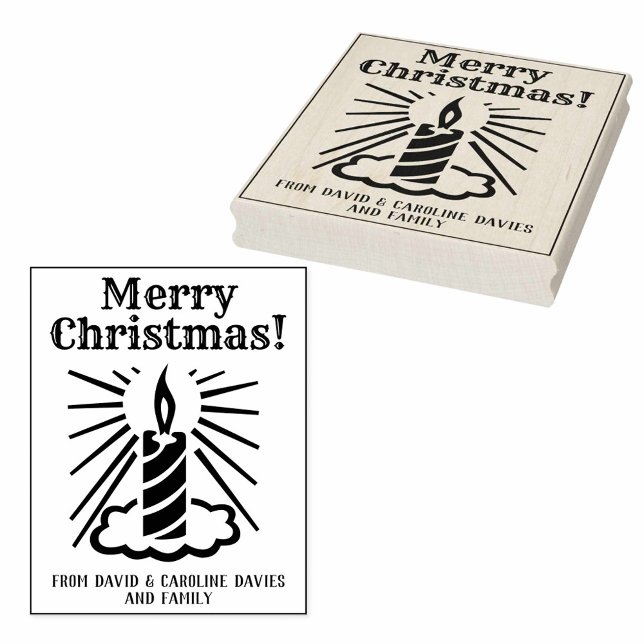 Print Your Own Christmas Cards Rubber Stamp (Creator Uploaded)