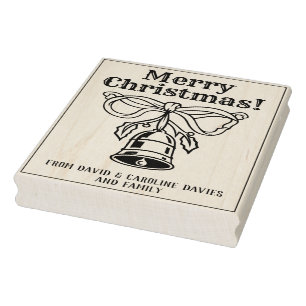 Print Your Own DIY Christmas Cards Rubber Stamp