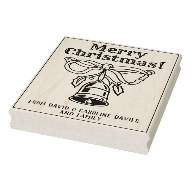 Print Your Own DIY Christmas Cards Rubber Stamp (Stamp)