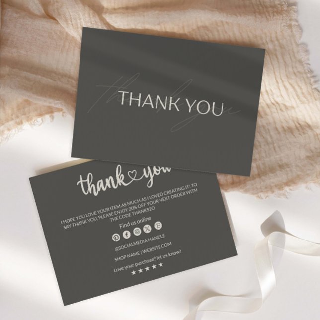 Printable Business Thank You Card (Creator Uploaded)
