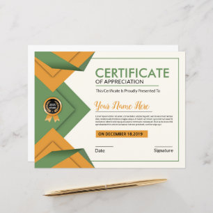 Printable Certificate Template