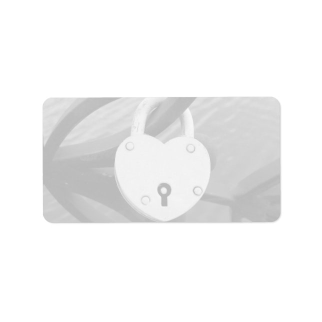 Printable custom photo image blank address labels (Front)