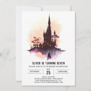 Printable Custom Wizard Birthday Invitation