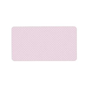 Printable DIY blank address labels with polka dots
