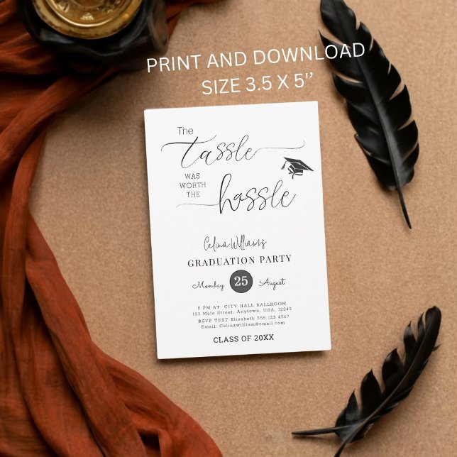 Printable Download Graduation Party  Invitation (Creator Uploaded)