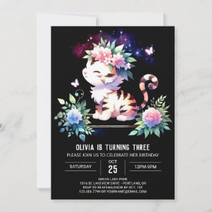 Printable Fun Tiger Birthday Invitation