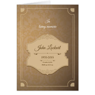 Printable Funeral Program Template