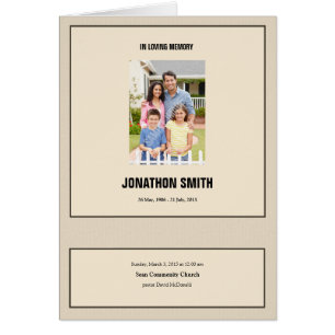 Printable Funeral Template