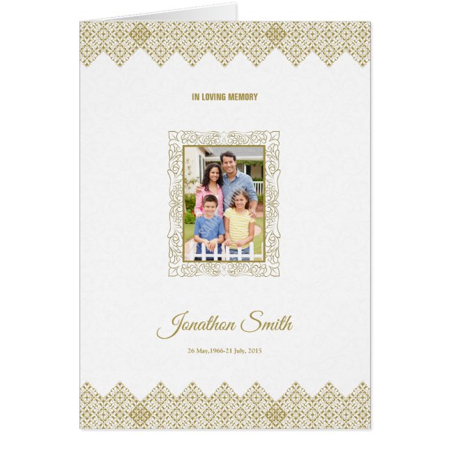 Printable Funeral Template (Front)