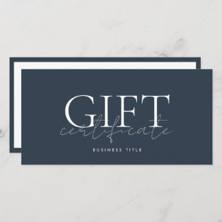 Printable Gift Card Template Easy To Customise