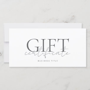 Printable Gift Card Template Easy To Customise