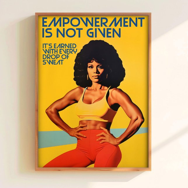 Printable Gym Wall Art 70s Poster Gym Art Print Fi (Creator Uploaded)