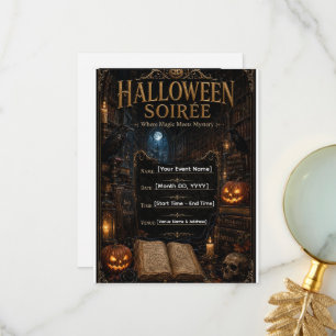 Printable Halloween Event Card