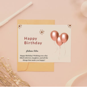 Printable Happy Birthday Card