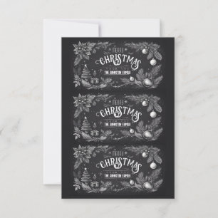 Printable Homemade Christmas Gift Labels Invitation