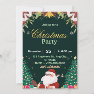 Printable Minimalist Festive Christmas Card
