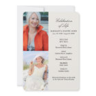 Printable Multi Photo Celebration of Life Program