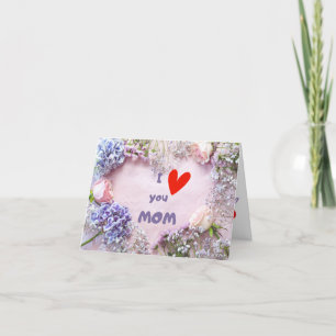 printable mum gift  idea, Cute Mother's Day Card 