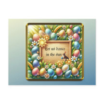 Printable personalised easter card