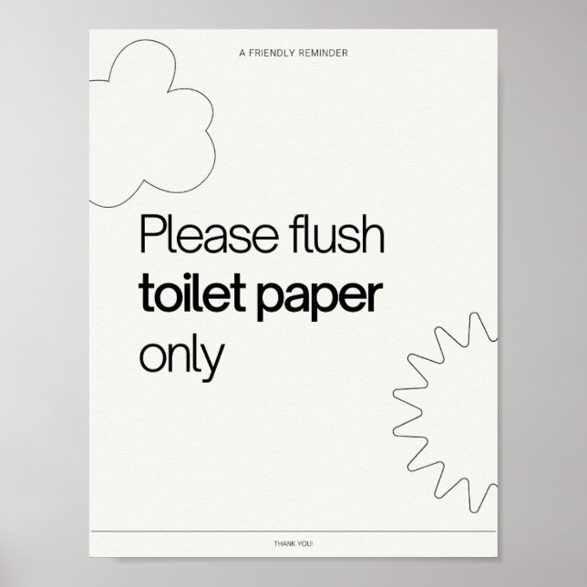 Printable reminder hostel bed & breakfast info poster (Front)