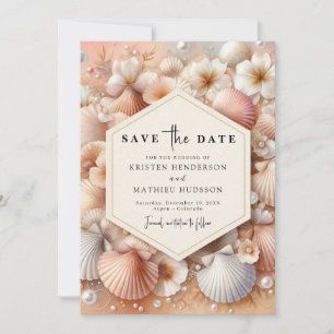 Printable Rustic Beach Wedding Save The Date