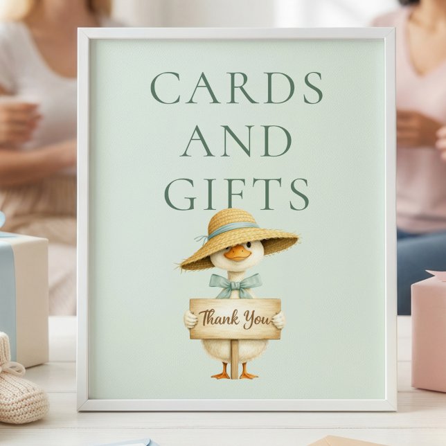 Printable Silly Goose Cards Gifts Sign Baby Shower (Creator Uploaded)