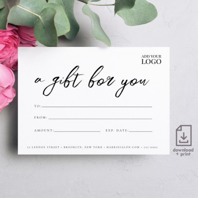 Printable Small Business Gift Certificate Template (Creator Uploaded)