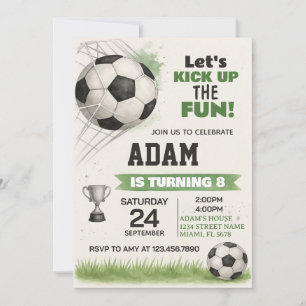 Printable Sports Party Invite for Boys & Girls