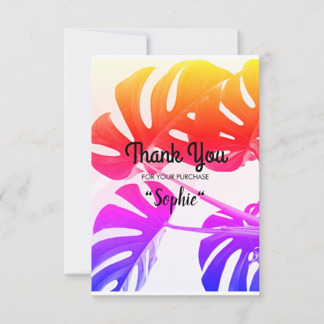 PRINTABLE Thank You Cards Gift (Front)