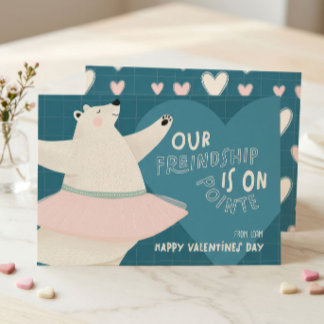 Printable Valentine Card for Kids | Polar Bear