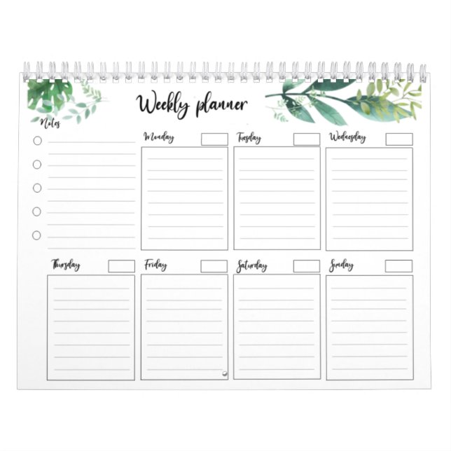 Printable Weekly Planner, To Do List, Gift 2023,  Calendar (Cover)