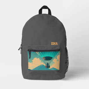Printed Backpack