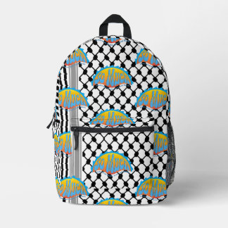 . PRINTED BACKPACK