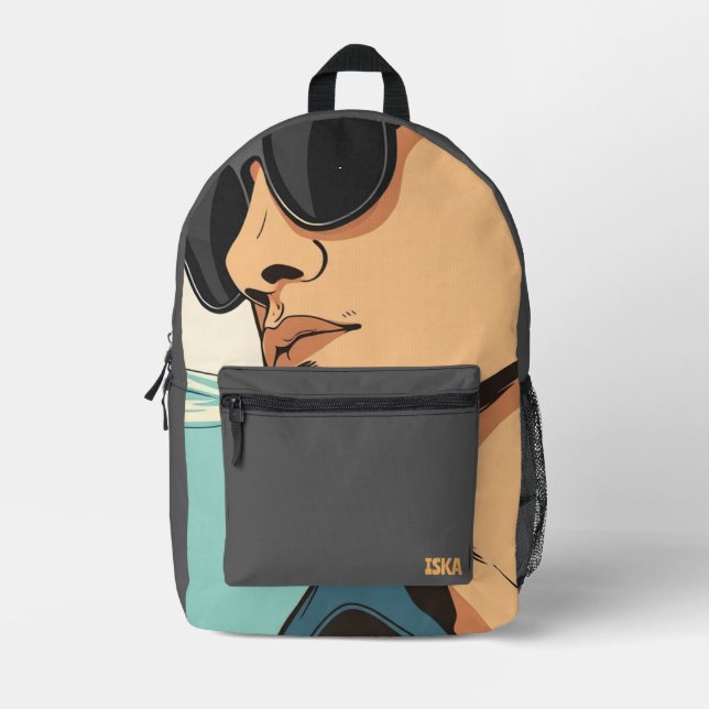 Printed Backpack (Front)