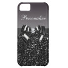 Printed Black & White Sequins, Bow & Diamond