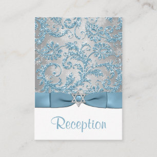PRINTED Bow - Winter Wonderland Bat Mitzvah Insert