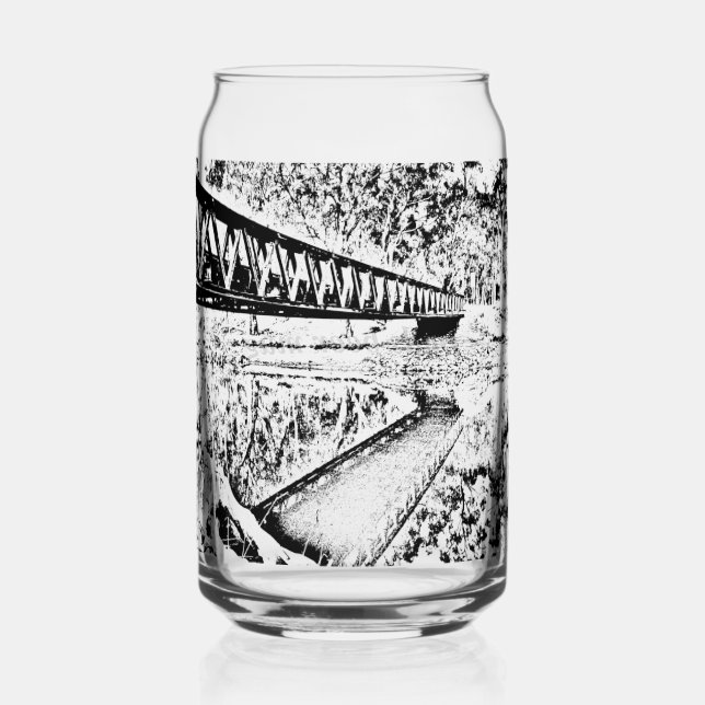 Printed can glass  (Front)