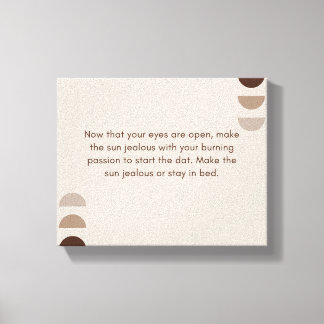 Printed Canvas Design.