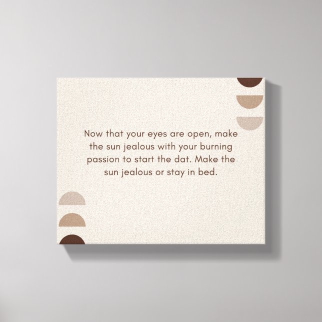 Printed Canvas Design. Print (Front)