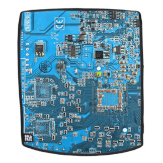 Printed Circuit Assembly PCB Blue Circuit Board Backpack