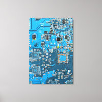 Printed Circuit Assembly PCB Blue Circuit Board