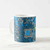 Printed Circuit Assembly PCB Blue Circuit Board
