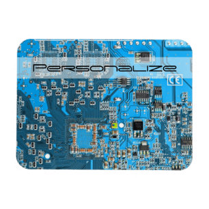Printed Circuit Assembly PCB Blue Circuit Board Magnet
