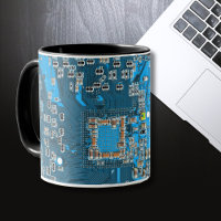Printed Circuit Assembly PCB Blue Circuit Board