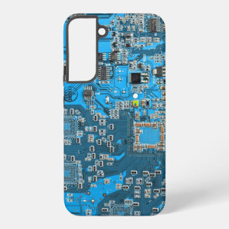 Printed Circuit Assembly PCB Blue Circuit Board Samsung Galaxy Case