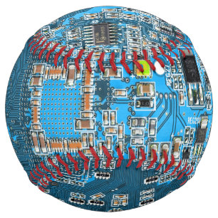 Printed Circuit Assembly PCB Blue Circuit Board Softball