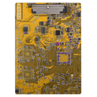 Printed Circuit Assembly PCB Circuit Board Orange Clipboard