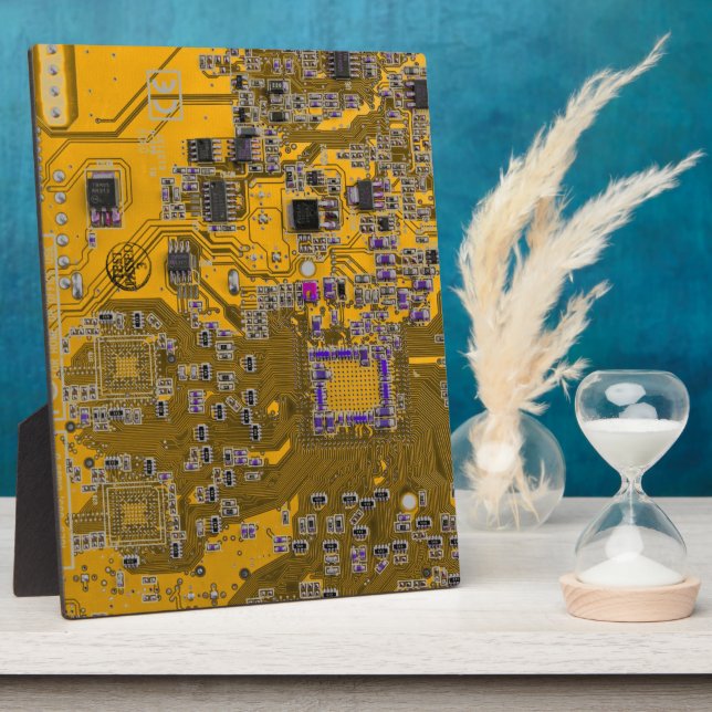 Printed Circuit Assembly PCB Circuit Board Orange Plaque (Side)