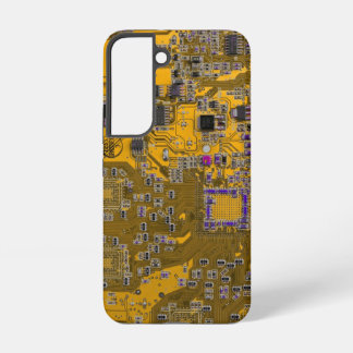 Printed Circuit Assembly PCB Circuit Board Orange Samsung Galaxy Case